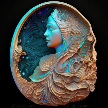 3D model opal (STL)